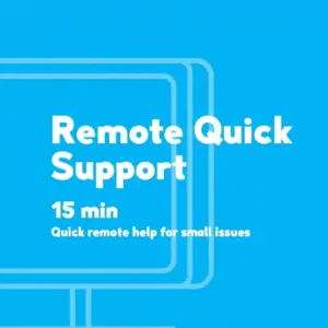Remote Quick Support (15 min)