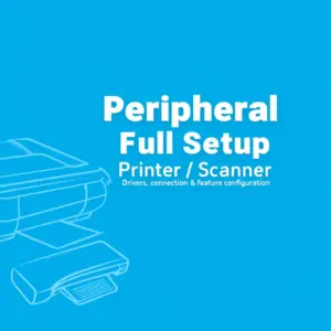 Peripheral Full Setup (Printer/Scanner)